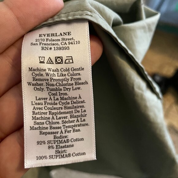 Everlane Sage Green Midi Dress - Picture 10 of 10